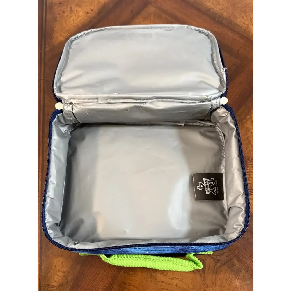 Disney Toy Story 4 Childrens Insulated Lunch Tote, 2 Compartments Buzz Woody Rex